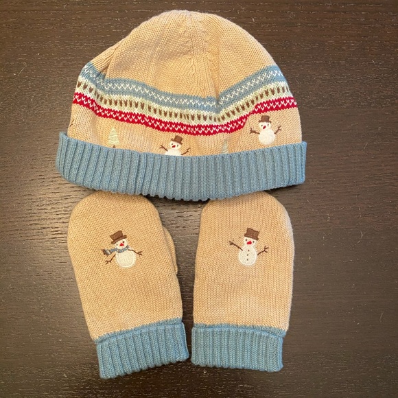 Janie and Jack Accessories - Baby hat and kitten set